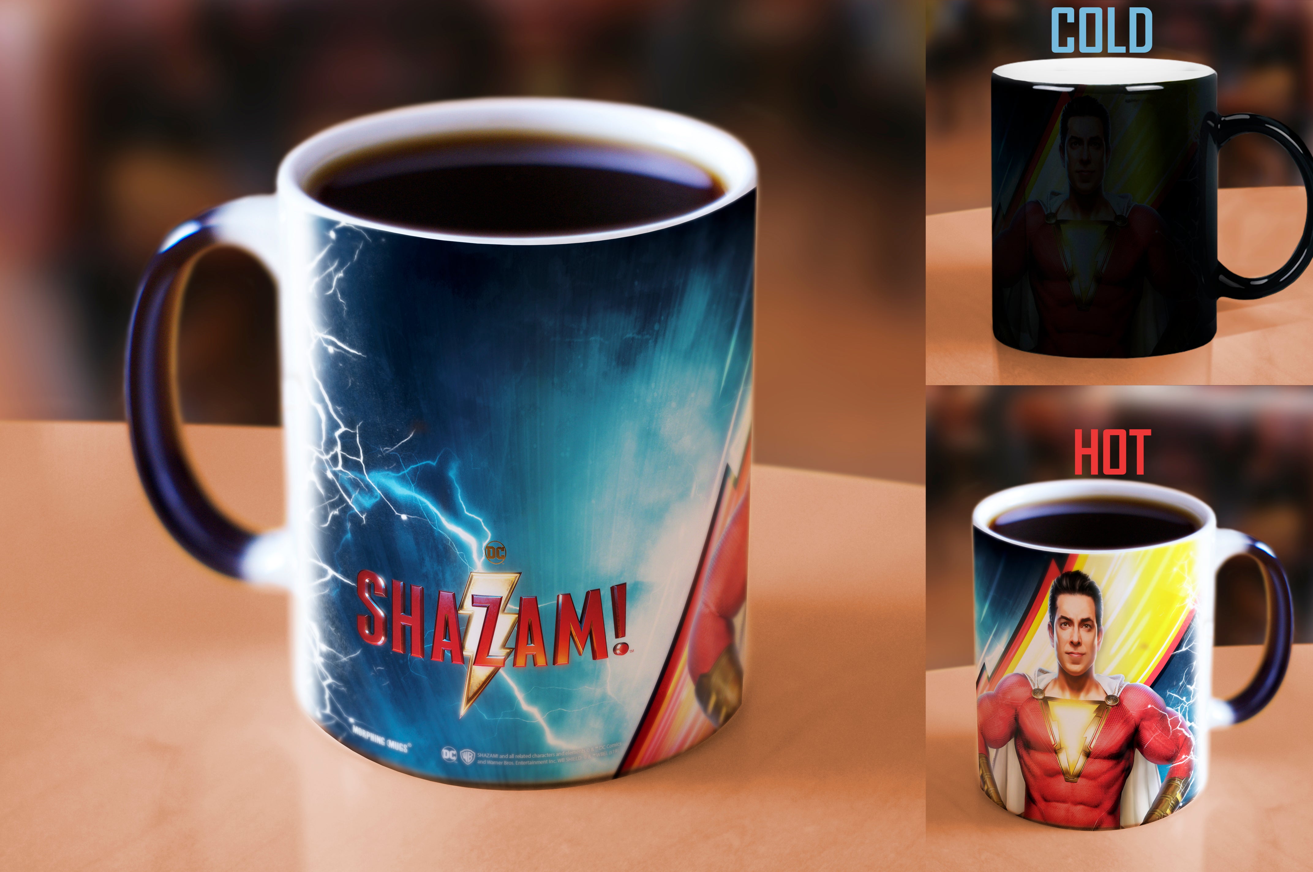 Shazam (Striking Hero) Morphing Mugs®  Heat-Sensitive Mug MMUG961